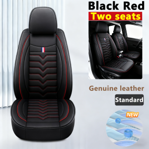 【Essential For Cars】5D Leather Car Seat Cover fully surrounded Waterproof Dustproof Car Seat Cushion Cover Interior Car Seat Protector Portable Comfortable Adjustable Soft  Car Travel Work Travel Essentials