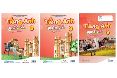 Sách - DTPbooks - Tiếng Anh 8 Right On! trọn bộ (Sách bài học Sách bài tập Tập ghi chép)