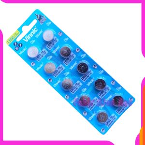 Vinnic AG8 Baterai jam tangan Vinnic L1121F LR55 Alkaline 1.5V Original (1pcs)