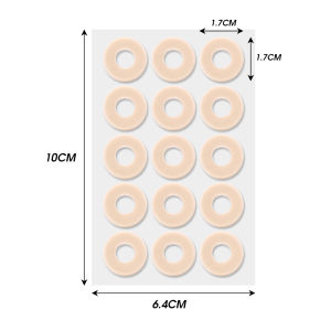 15PCS Sheet Callus Sponge Shoes Heel Pad Foam Round Toe Foot Corn Bunion Protectors Pads Medical Plaster Foot Corn Removal