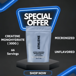 ACTIVE Creatine Monohydrate Powder 300g 60 Servings Rapid recovery Muscle Growth After Exercise