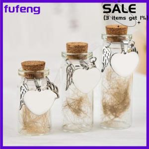 fufeng Pet memorial chai cho pet chó lông mèo lông lưu niệm chai lưu trữ với 3 bạc phụ kiện Pet memorial urn container