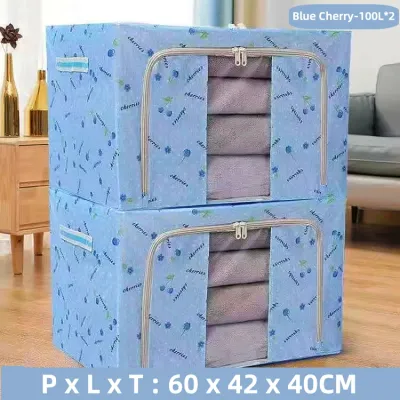 Pengiriman cepat box 66L-150L organizer box Dapat dilipat kotak penyimpanan serbaguna Mainan Pakaian Perlengkapan Rumah storage box organizer