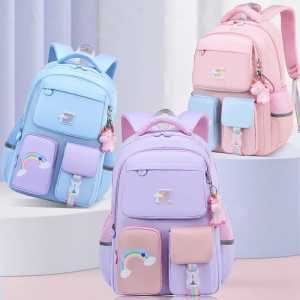 PROMO HARI INI !!! NEW ARRIVALS BISA C.O.D - Tas Ransel Pelangi Lucu Untuk Anak Perempuan Remaja Siswa SD Putri Bahu Tas Sekolah Pelangi Ransel Perjalanan Tas Buku YADAINI STORE95