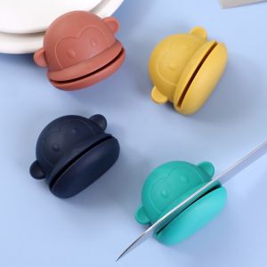 Pengasah Pisau Mini Bentuk Kepala Monyet Asahan Unik Kecil Knife Sharpener Monkey