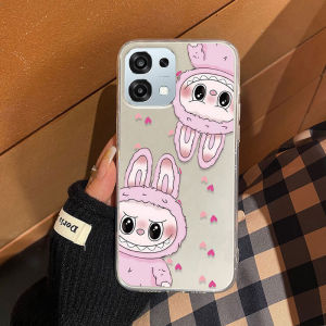 Vỏ điện thoại Oppo A6 Pro 5G A5I Pro 5G Mới 2025 Phổ Biến Màu Hồng Truyện Tranh Labubu Mô Hình Trong Suốt silicon mềm Ốp điện thoại Oppo A6 Pro 5G Điện Thoại Bìa Trường Hợp