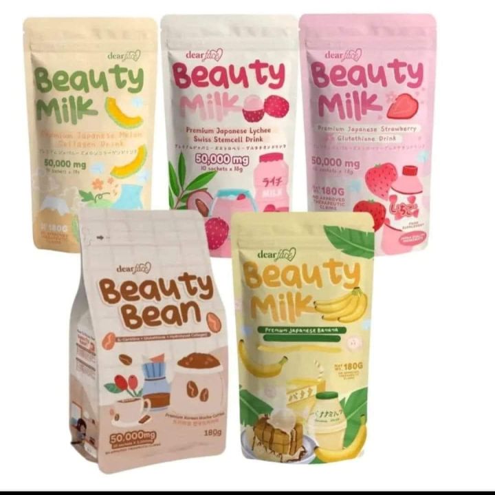 Dear Face Beauty Milk Collagen Drink 5 Flavors (LEGIT) | Lazada PH