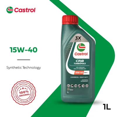 Castrol CRB Turbomax 15W-40 CH-4 1L Diesel Engine Oil | Advanced Protection for Heavy Duty Engines