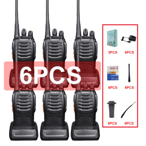 HT Handy Talky MERODITH-888S Radio Komunikasi Uhf Walky Talky 12 units Walkie talkie