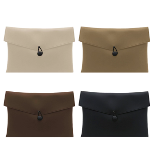 Fashionable Envelope Shape Handbag Soft Textured PU Evening Purse Stylish Laptop Sleeve Cover Perfect For Daily Use