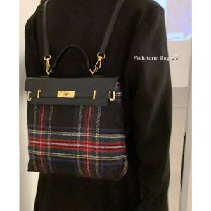 Large Capacity Handbag Kylie Bag Womens Bag Shoulder Bag Casual Backpack Lattice Tote Bag