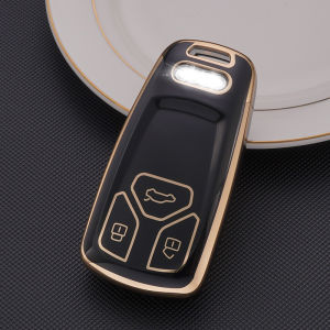 Bao Da Ốp Bảo vệ Vỏ Bọc Chìa Khóa Chống Trầy Xước Cho Xe Audi A3 A4 A5 A6 A7 A8 A4L A6L Q5 Q7
