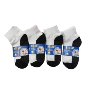 12 Pairs Middle Socks KH Cotton Socks For Kids Student Grade School Socks