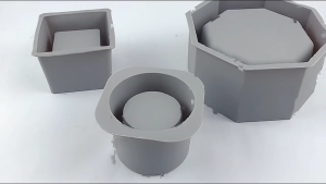 Flower Pot Silicone Resin Mold Flower Epoxy Resin Casting Mold Succulent Vase Mold Holder Wax Mold