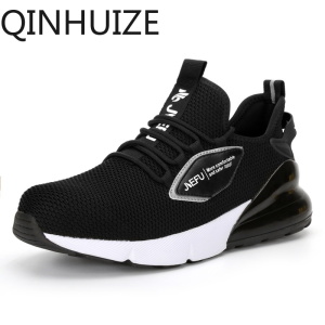 QINHUIZE work safety shoes mens lightweight anti-smashing anti-piercing steel toe insulated work protective safety boots
