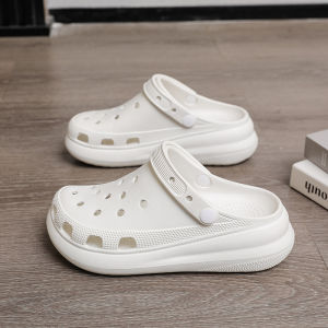 [Free Shipping] WomenS New Style Thick-Soled Clogs Height-Increasing 26 New Fashion Versatile Beach Sandals