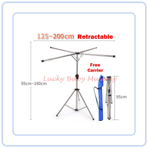 【COZYCASA】Stainless Steel Clothes Rack Space Saving Easy Storage