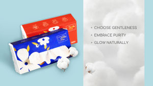 Disposable face towel 100% cotton