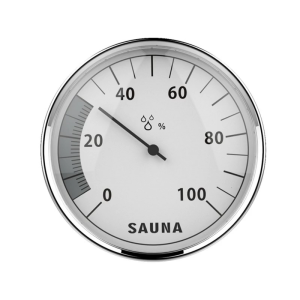 Sauna Temperature Humidity Gauge Hygrometer Tool Corrosion Resistant Metal Housing For Room Environment Monitoring