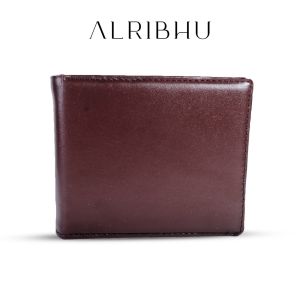 Dompet Entry Bifold Kulit Asli 100% Pria Dompet Cowok Premium Tahan Api Slot Koin Resleting Awet Original Tebal