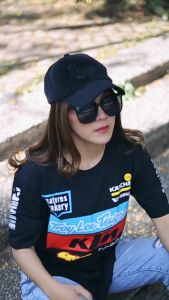 COD Ktm gopro Distro T-Shirt Black Short Sleeve T-Shirt Mens Trail Motor Cross T-Shirt