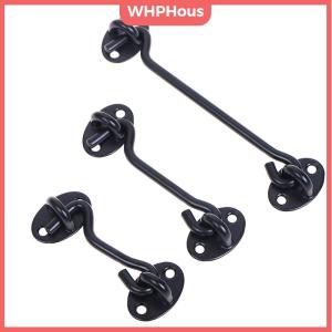 WHPHous 1Set Barn Door Latch Cabin Hook Eye Latch Easy Lock for Barn Door Gate Window
