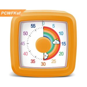 【PCWFKef】 Trường trực quan hẹn giờ trẻ em trực quan hẹn giờ với ánh sáng ban đêm phụ kiện nhà bếp dừng đồng hồ kỹ thuật số Đồng hồ bấm giờ