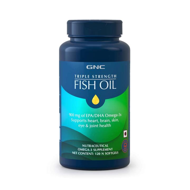 GNC Triple Strength Fish Oil 120 Softgels Lazada Singapore