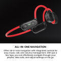 TYLEX OPENEAR Solo Pro AS10 Bone Conduction Bluetooth 5.0 Headphones IPX4 Built-in Mic Noise Cancelling 230mAh. 