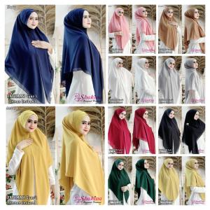 Shakina Fatimah Jilbab Instant Segitiga Terbaru Murah Motif Polos