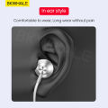 BKWHALE TP33 Type-C In Ear Earphones 3.5mm Digital chip Earphone with Mic Volume Surround Sound. 
