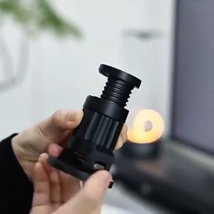 Portable Magnetic Phone Mount Dual Foldable Stand 580° Adjustable N52 Magnet Clip Holder for Travel Airplane Kitchen