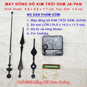 Máy Đồng Hồ NHẬT SKM S8888 JAPAN KIM TRÔI CAO CẤP – Tặng Bộ KIM ĐẠI (19.5 x 14.5 x 11.5) và Pin AA VỎ NHÔM - Bảo Hành 1 Năm Đồng Hồ Treo Tường Hình Vuông Chất Liệu Nhựa Abs Bền Bỉ - Lazada