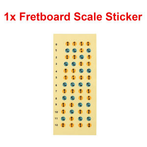 Ukulele Guitar Sticker Fretboard Scale Sticker Original Set | Ukelele Gitar Fret Stickers 乌克丽丽