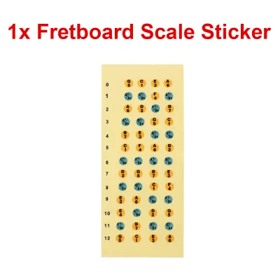 Ukulele Guitar Sticker Fretboard Scale Sticker Original Set | Ukelele Gitar Fret Stickers 乌克丽丽