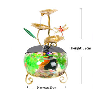 Tabletop Fountain Ornaments humidifier Home Gardening Decoration Rockery Water Fountain Crafts Gifts Desktop Decoration Creative Decorations Christmas gifts