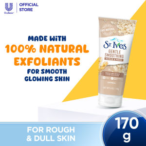 St Ives Gentle Smoothing Oatmeal Face Scrub & Mask 170g - Smooths away dryness & evens skin texture