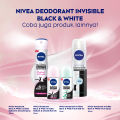 [Paket isi 3] NIVEA Deodorant Roll On Black & White Invisible Original 50ml. 