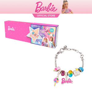 Barbie Beaded Bracelet Series DIY Jewellery Craft Set - Pleasant Time Fantasy Charm Bracelet Kit for Kids Ages 6 Years and Above
