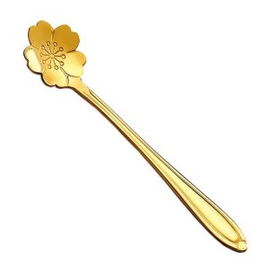 ช้อน ส้อม ช้อนขนม ช้อคนกาแฟ สีทอง คุณภาพดี