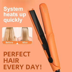 ที่หนีบผมเซรามิกแบบพกพาขนาดเล็ก ให้ความร้อนเร็ว ไม่ทำร้ายเส้นผม หนีบผมหน้าม้าสำหรับหอพัก