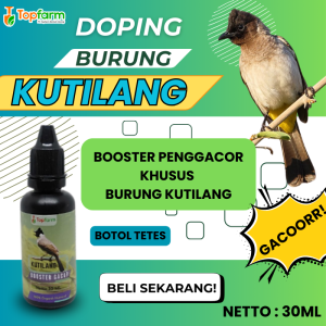 Vitamin Burung Kutilang Cepat Gacor / Vitamin Booster Burung Kutilang / Booster Burung Kutilang / Booster Penggacor Burung Kutilang / Vitamin Penggacor Burung Kutilang / Vitamin Burung Kutilang Cepat Gacor / Doping Burung Kutilang