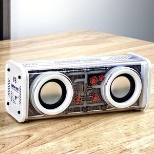 Loa bluetooth trong suốt V8 decor bàn học/ bass hay/ công suất lớn - Bảo hành 6 tháng