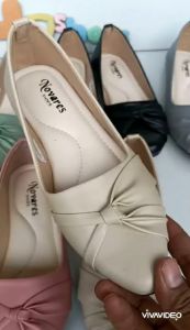 FLATSHOES WANITA LUXURY DESAIN FULL KARET NS8530
