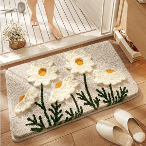 *SG SELLER* Elegant Floral & Geometric TPE Entrance Mat|43x76|Anti Slip|Easy Clean|Dustproof
