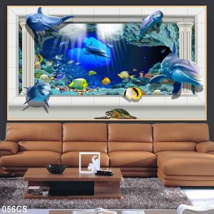 Gạch tranh phong cảnh cửa sổ