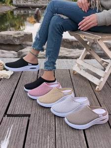 [Free Shipping] 2025 New WomenS Slippers Breathable Large Size Thick-Soled Half-Slipper Style Lightweight And Comfortable For Everyday Wear