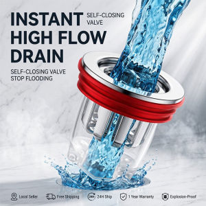Magnetic Floor Drain Core Premium ABS Anti Odor Hair Catcher Fast Drainage Plug & Play Bathroom