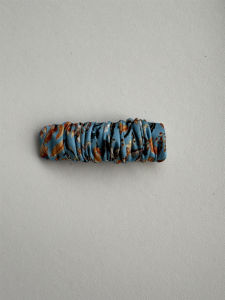 ready stock 19mm mulberry silk hair scrunchies for women blue floral hair tie for lady high quality hair accessories
