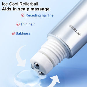 Anti-Hair Loss Roller Massage Hair Growth Serum Serum Strengthen Hair Roots Rollerball Polygonum Multiflorum Root Reduce Hair Loss Wider Hairline Seams